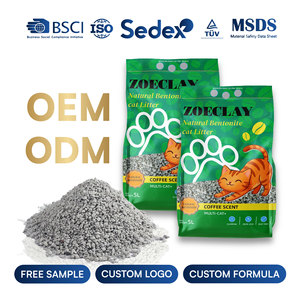 Lettiera per Gatti in Bentonite di Sodio, Processo a Umido, Forte Agglomerazione, Alta Prestazione, Produzione Industriale - Product Image 1