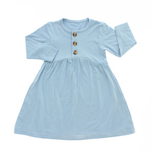 Vêtements pour bébés, vente chaude 2022, robes pour enfants de haute qualité, robes à manches longues pour filles - Product Image 3