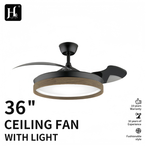 Ventilateur de plafond LED blanc moderne à 3 pales, moteur DC, télécommande, intensité variable, 3000K/4000K/6000K, en plastique, disposition Agi32, montage sur tige de suspension - Product Image 4