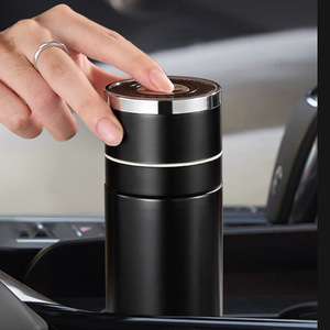 Tea Water Separation Insulated <b>Bottle</b> 316 Stainless Steel One Touch Lid Car Office Travel Use - Product Image 3