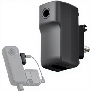 Adaptador de Micrófono para <span class=keywords><strong>Insta360</strong></span> <span class=keywords><strong>X3</strong></span> One <span class=keywords><strong>X2</strong></span>, Compatible con Insta 360, Adaptador de Audio de Carga, Accesorios para Cámara de Acción Panorámica 360 - Product Image 1