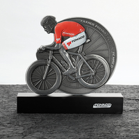 Trofeo deportivo 3d de Metal, trofeo de ciclismo personalizado, fabricante de China