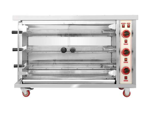 Rôtisserie de poulet électrique de grande capacité <span class=keywords><strong>6</strong></span> vapeurs rôti équipement de cuisson commercial élevé pour les restaurants de restauration rapide - Product Image 4