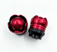 Cache-coupelle de fourche avant universel en aluminium CNC en forme de lotus pour moto, protection décorative de fourche antichoc