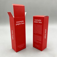 Boîte d'emballage cosmétique en carton argenté biodégradable personnalisable pour lotions, essences, toniques et huiles essentielles, avec ouverture automatique par le bas, vente en gros