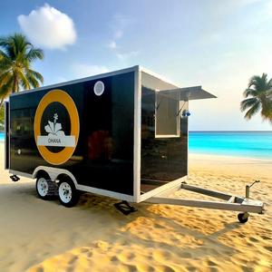 Affoorable 13ft <b>Concession</b> Trucks Mobile Food <b>Trailer</b> Full Kitchen DOT Certificate Coffee Kiosk Food Truck Coffee <b>Trailer</b> - Product Image 1