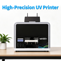 Impresora de Inyección de Tinta UV de Escritorio de Alta Velocidad para Decoración Personalizada de Insignias y Regalos, Impresora Plana de Inyección de Tinta UV
