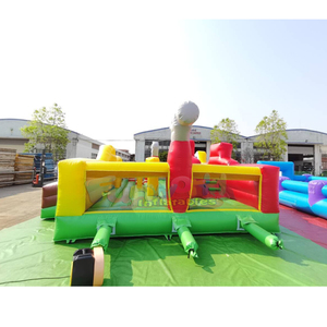 Toddler playzone commercial kids bounce <b>house</b> with slide combo bouncer <b>inflatable</b> construction playground - Product Image 4