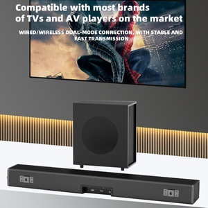 Rạp hát tại nhà hệ thống cho TV Soundbar với loa siêu trầm tương thích loa âm thanh echo tường âm thanh thanh sâu bass không dây nhà âm thanh - Product Image 5