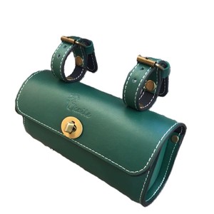 Haute qualité <span class=keywords><strong>vélo</strong></span> mode sac en <span class=keywords><strong>cuir</strong></span> <span class=keywords><strong>vélo</strong></span> tuyau supérieur <span class=keywords><strong>Vintage</strong></span> sac suspendu Scooter guidon sac - Product Image 4