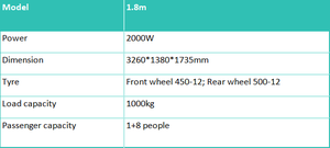 Tricycle électrique certifié CEE <span class=keywords><strong>de</strong></span> haute qualité, 72V 2000W, à carrosserie ouverte, pour le transport <span class=keywords><strong>de</strong></span> marchandises, capacité <span class=keywords><strong>de</strong></span> charge <span class=keywords><strong>de</strong></span> 400 kg, vitesse <span class=keywords><strong>de</strong></span> 50-70 km/h - Product Image 2