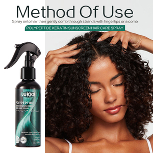 UUKKG Manufacturer Custom Best Anti Frizz <strong>Hair</strong> Heat <strong>Uv</strong> <strong>Protection</strong> <strong>Spray</strong> Moisturizing Smooth Human <strong>Hair</strong> <strong>Spray</strong> for <strong>Hair</strong> Silky - Product Image 5