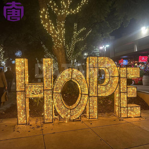 Personalized Illuminated Letter Decoration for Shopping Streets, Resorts and Christmas Landscape Projects - Product Image 6