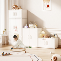 Armoires de rangement modernes pour jouets de bébé Organisateur pour tout-petits Boîte de rangement en plastique Armoire pour enfants Meubles de placard pour salle de bain