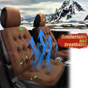 Fundas de Asiento Universales para Automóviles, Cojín de Asiento de Felpa, Accesorios Interiores de Coche Suaves y Cómodos para el Invierno - Product Image 4