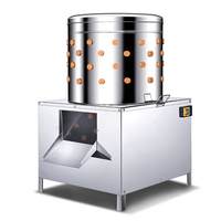 Acier inoxydable Volaille plucker/Capacité 4-5 poulet plucker machine/Plein automatiquement épilation