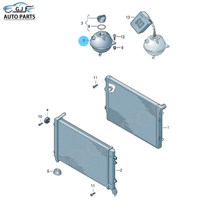 Réservoir d'expansion de liquide de refroidissement 1K0121407A pour VW Jetta MK5 Golf GTI MK6 <span class=keywords><strong>Tiguan</strong></span> Passat CC Beetle Eos Audi A3 Q3 TT 1K0121407F - Product Image 6