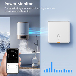 Interruptor Inteligente WiFi Tuya para Calentador de Agua, 4000W 20A, Instantáneo, sin Tanque, Control Remoto, Función de Temporizador, Enchufe de Pared Estándar Europeo - Product Image 2