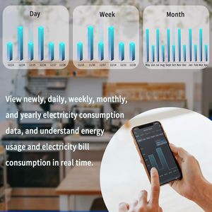 Tuya Wifi 200Aスマートホームエネルギーモニター16サブ50A回路レベルセンサーリアルタイム電気モニターメーターソーラー - Product Image 3