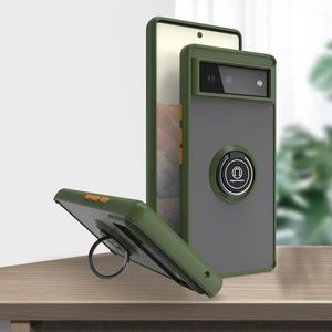 Mode Couleur Lumineux TPU + PC De Luxe 360 Degrés Avec Cercle Support Anneau Titulaire Mobile Téléphone Sacs Et Cas Pour <span class=keywords><strong>Pixel</strong></span> <span class=keywords><strong>6</strong></span> 4a 6a 5a - Product Image 3