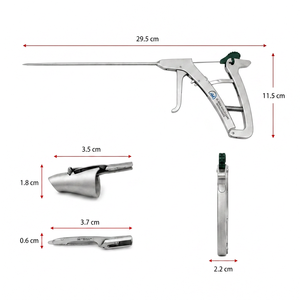 Pasador de Suturas Manual Artroscópico de Acero para Cirugía de Hombro y Manguito Rotador, Instrumento Ortopédico Clase II, Certificado CE ISO13485 - Product Image 3