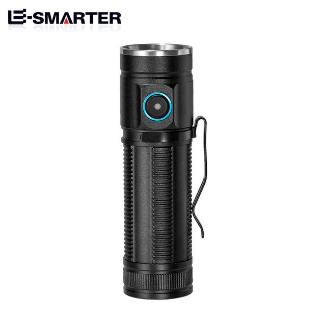 Waterproof Rechargeable Power Display Usb Aluminum Mini Led Pen Clip Tactical Torch Lantern Outdoor Flashlight Magnetic Portable
