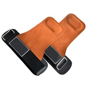 Sangles de musculation en cuir avec coussinets de soutien pour poignets, personnalisables avec logo, pour tractions et levée de poids – Modèle 2023 - Product Image 5