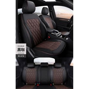 Housse de siège de voiture universelle toutes saisons de haute qualité, design sportif avec couverture complète, ventilée et respirante en cuir - Product Image 6