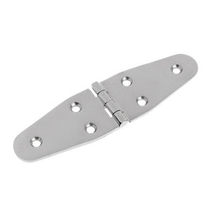 Charnière en acier inoxydable Isure 40x140x2mm pour remplacement et réparation de quincaillerie marine, bateaux et camping-cars - Product Image 2