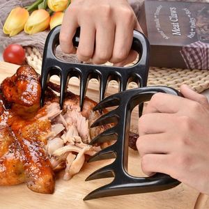 Kingwise Juego de Utensilios Ecológicos para Parrilla, 2 Piezas, Garra de Oso para Desmenuzar Carne de Cerdo, Desmenuzadores de Pollo, Divisor de Carne de Plástico ABS para Barbacoa - Product Image 2