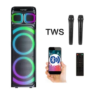 1000w Pro Audio-Lautsprecher mit TWS 12-Zoll-Party-Lautsprechern Bluetooth Hot Sale tragbare drahtlose Karaoke-Bass-Player PA Boombox