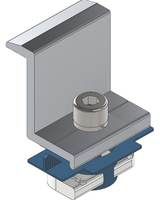 Lot de pinces d'extrémité pour panneaux solaires photovoltaïques – Supports de fixation intermédiaires pour systèmes de montage solaire