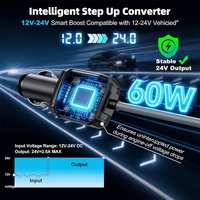 Cable de extensión de alimentación 3 en 1 Starlink Mini de 10 pies/3 m, 18 AWG, 100 W, USB-C/cargador de coche/CC a CC de alta velocidad