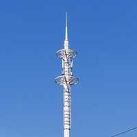Torre Monopolar Galvanizada en Caliente Directo de Fábrica |   Poste de Comunicación Telefónica Estándar ISO