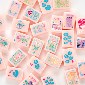 Juego de Mahjong Americano Personalizable de 160 Piezas, de Lujo para Interiores, Tallado en una Sola Capa, Ecológico y Duradero - Product Image 1