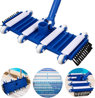 Tête de brosse pour aspirateur de piscine ABS, nettoyeur manuel à aspiration robuste, équipement d'élimination des algues, outils d'entretien et de nettoyage de piscine