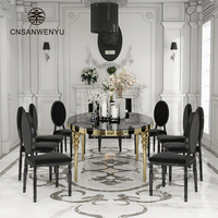 Chaises d'hôtel modernes en acier inoxydable avec cadre soudé sans couture et coussin en mousse haute densité – Empilables et durables pour salon et villa