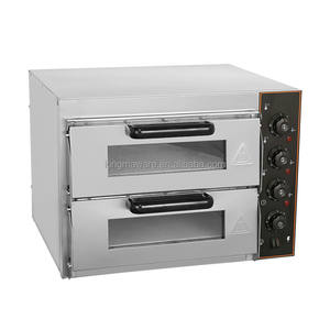 Horno eléctrico de pizza, encimera de doble cubierta, comercial, dos cámaras independientes - Product Image 2
