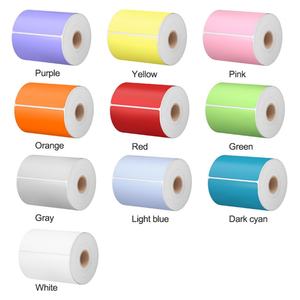 Étiquette thermique couleur 4x6 pouces personnalisée, résistante aux intempéries, pour codes-barres et expéditions - Product Image 5