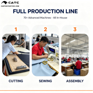 เต็นท์โดมเป่าลมแบบสุญญากาศพร้อมโลโก้สั่งทำ CATC |   เต็นท์ทร<span class=keywords><strong>ง</strong></span>โมดูลาร์ 400D Oxford พร้อมส่วนต่อขยายด้านข้าง |   กันน้ำและทนไฟ - Product Image 4