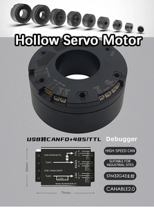 Cabezal de Motor Servo sin Escobillas de Alto <span class=keywords><strong>Torque</strong></span> para Sistema PTZ (Pan-Tilt) con Protección Antigoteo - Product Image 3