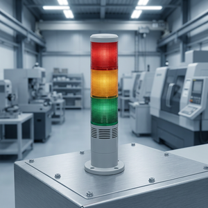 ไฟสัญญาณเตือนแบบ LED พร้อมเสียงเตือน หลายสี ขนาด 60 มม. ได้รับการรับรองมาตรฐาน CE จาก AUSPICIOUS ผลิตในไต้หวัน (APWFB6) - Product Image 3