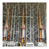 Système intelligent de rayonnage automatisé (AS/RS) avec grue empileuse pour entrepôt : stockage et récupération intelligentes