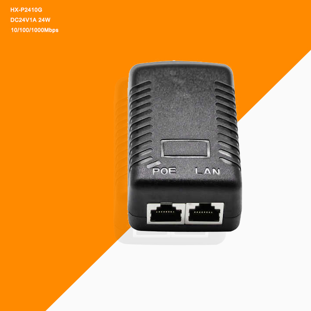 Gigabit 24V 24W DC Power Supply Adapter 1A IEEE 802.3af for CCTV Camera Wireless AP Switch IP Phone