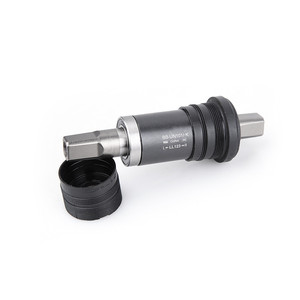 ตัวยึดด้านล่างของจักรยานเสือภูเขาเหล็ก + แกนจักรยานเรซิน UN101/UN100/UN26 123มม. MTB จักรยานเสือหมอบ CNC ไม่มีเกลียวตลับลูกปืนข้อเหวี่ยง - Product Image 5