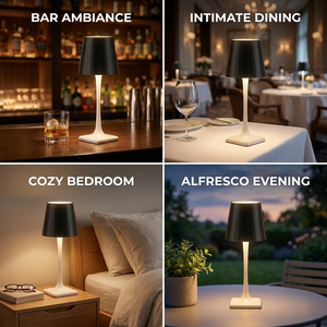 Lampe de table sans fil portable Tuya Wifi App RGB à intensité variable, rechargeable, avec minuterie, pour restaurant et bar - Product Image 4