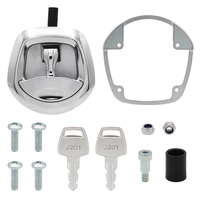 Serrure de queue de baleine électrique robuste 12V pour remorques de voiture de camion pliant poignée en T serrure de Compression nouvelle génération cylindres de serrure