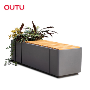 <span class=keywords><strong>Jardinière</strong></span> esthétique avec siège, banc en <span class=keywords><strong>bois</strong></span> avec <span class=keywords><strong>jardinière</strong></span> élégante <span class=keywords><strong>pour</strong></span> hôtel et espace public - Product Image 2