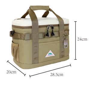 Nouveau Sac de Camping Décontracté Grande Capacité Réutilisable et Ajustable, Isolation Thermique, Étanche, Écologique, en Polyester Durable - Product Image 6