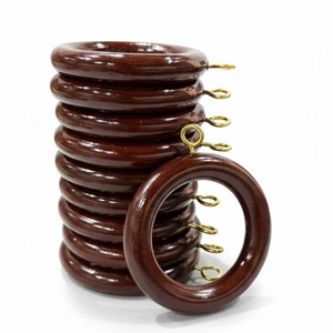 Anillas <span class=keywords><strong>de</strong></span> Sujeción <span class=keywords><strong>de</strong></span> Madera Hechas a Mano, Estilo Vintage, <span class=keywords><strong>para</strong></span> <span class=keywords><strong>Cortinas</strong></span> <span class=keywords><strong>de</strong></span> Ducha, Accesorios <span class=keywords><strong>de</strong></span> Repuesto - Product Image 1